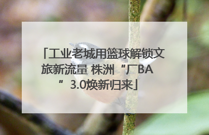 工业老城用篮球解锁文旅新流量 株洲“厂BA”3.0焕新归来